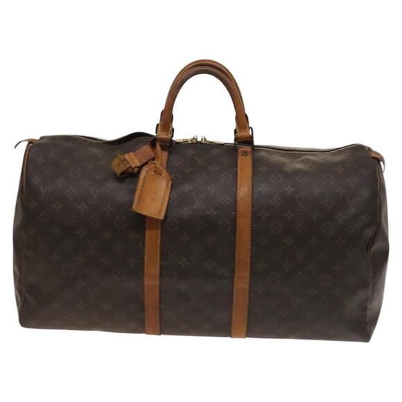 LOUIS VUITTON Monogram Keepall 55 Boston Bag M41424 - Picture 13 of 16